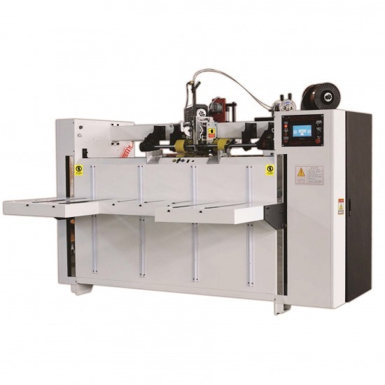 เครื่องเย็บกล่องลูกฟูกกึ่งอัตโนมัติ เครื่องเย็บกล่องลูกฟูกกึ่งอัตโนมัติ