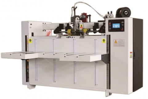 เครื่องเย็บกล่องลูกฟูกกึ่งอัตโนมัติ